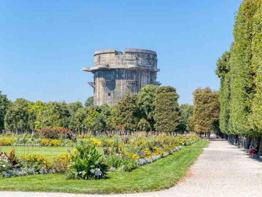 Smart Apt Mit Balkon Am Augarten Park Naehe Zentrum Wina Bagian luar foto