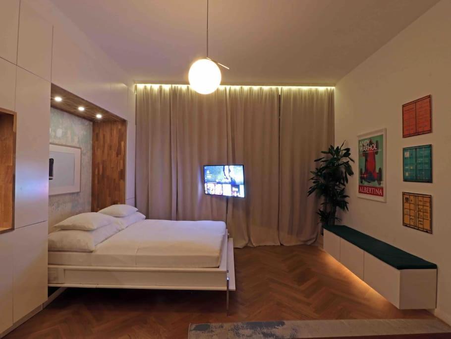 Smart Apt Mit Balkon Am Augarten Park Naehe Zentrum Wina Bagian luar foto
